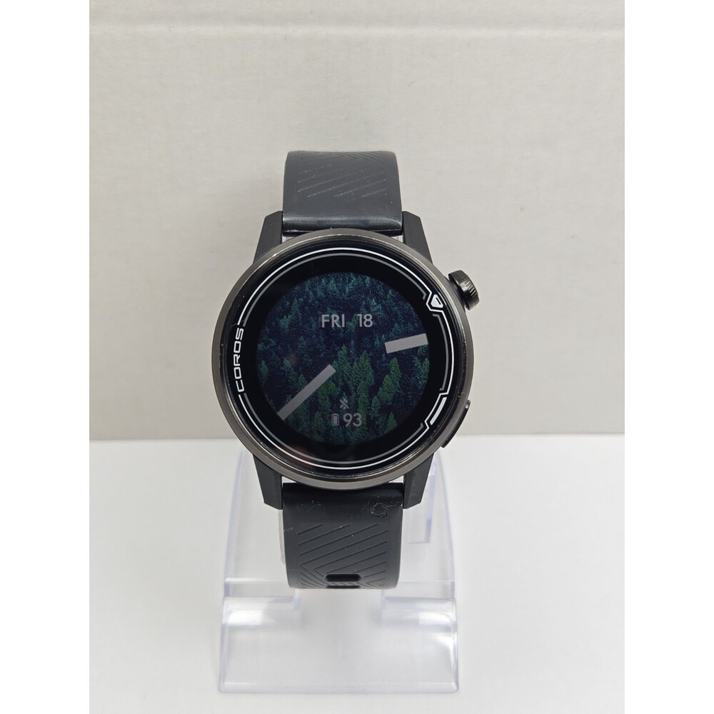 COROS Apex 43mm GPS Multisport Smartwatch Black Gray Sapphire Heart Rate